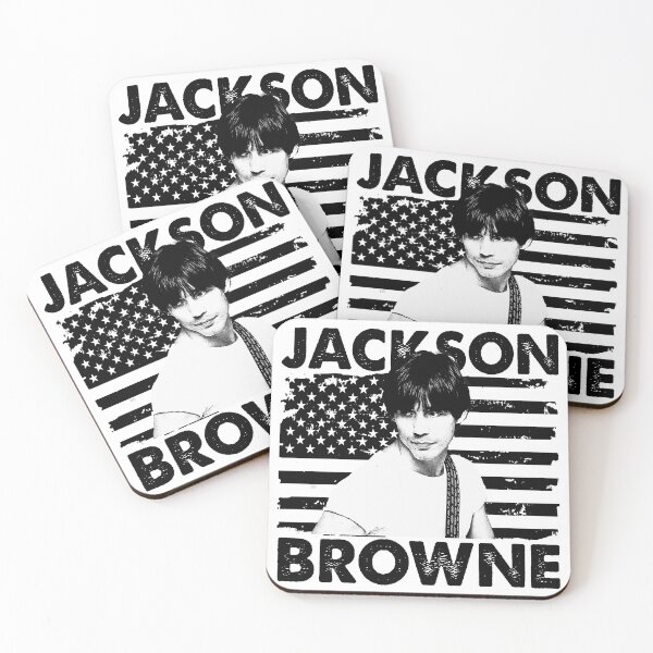 Item preview, Retro American Jackson Flag Browne  Music Gift designed and sold by ewisozk.