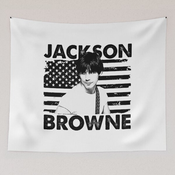 Item preview, Retro American Jackson Flag Browne  Music Gift designed and sold by ewisozk.