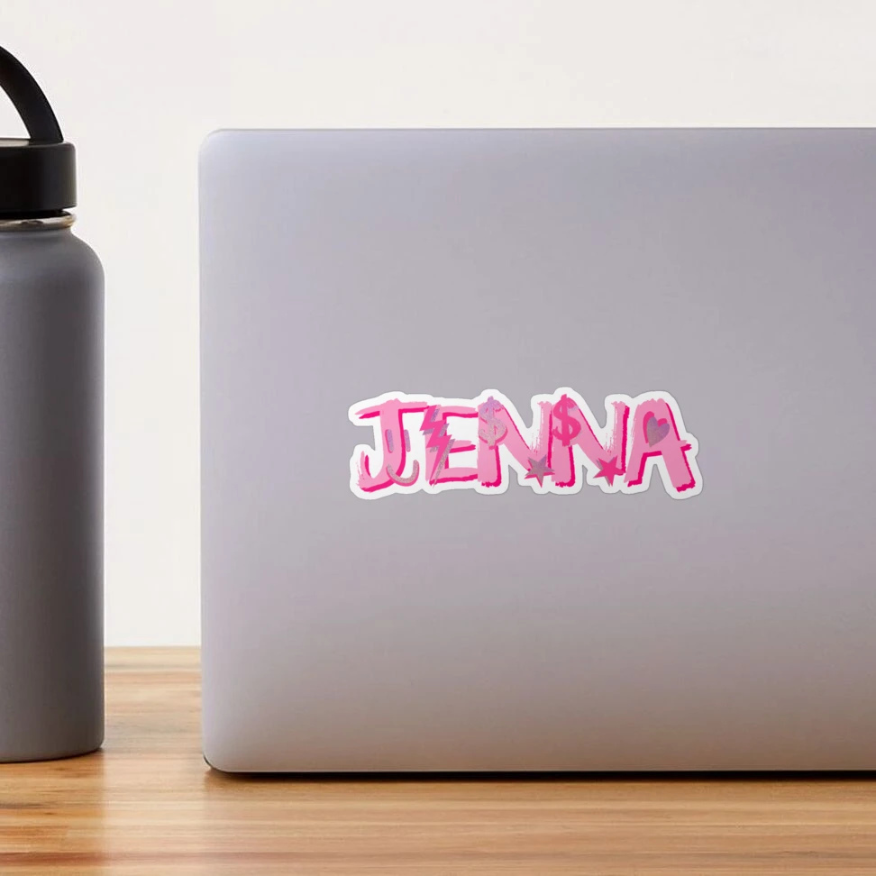 JENNA name Sticker for Sale by Julia Santos