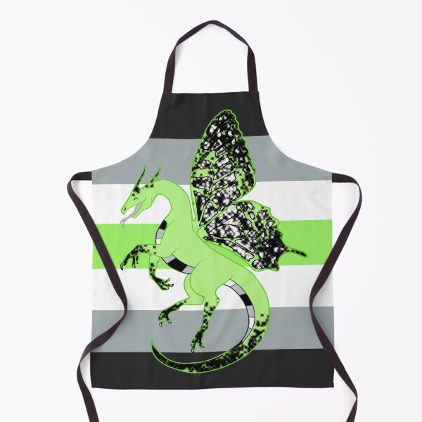 Item preview, Agender Pride Fae Dragon With Flag designed and sold by Zac Stigdon.