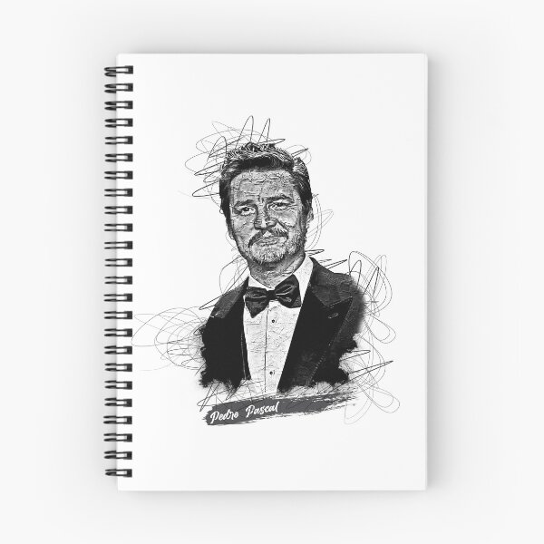 Artikelvorschau, Pedro Pascal Abstrakte Skizzenkunst, Pedro Pascal entworfen und verkauft von graphic-genie.
