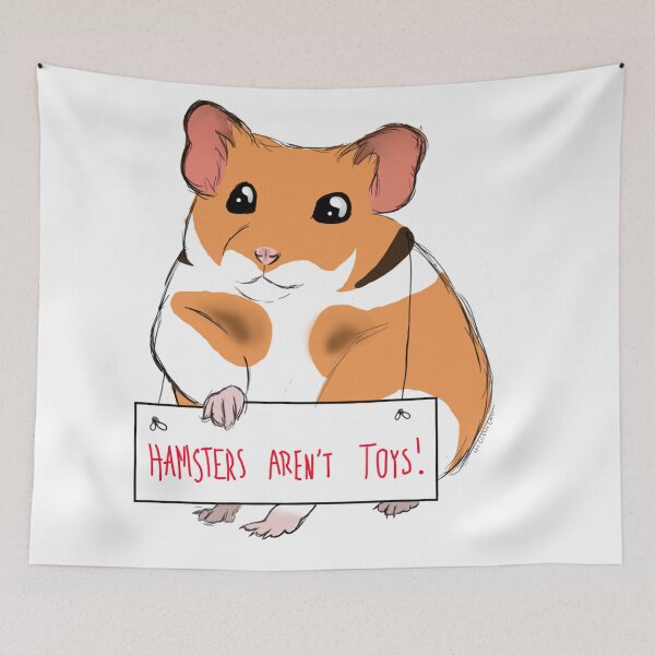 Item preview, Hamsters Aren't Toys designed and sold by TheCritterCrew.