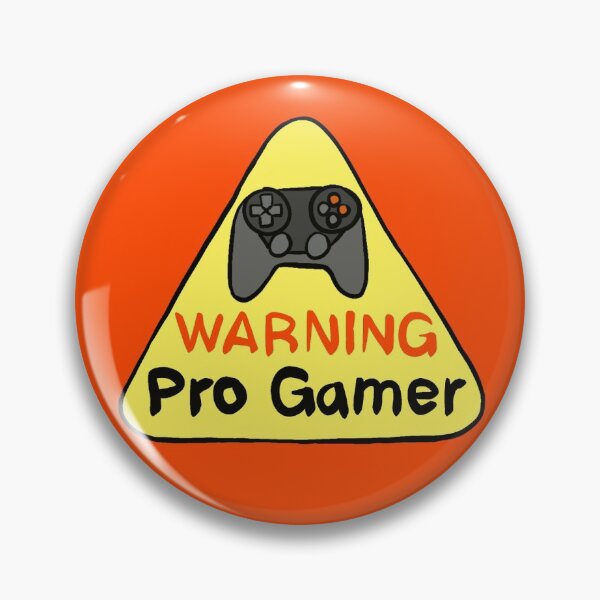 Item preview, Pro Gamer Warning Sign designed and sold by ItsCaseyJordan.