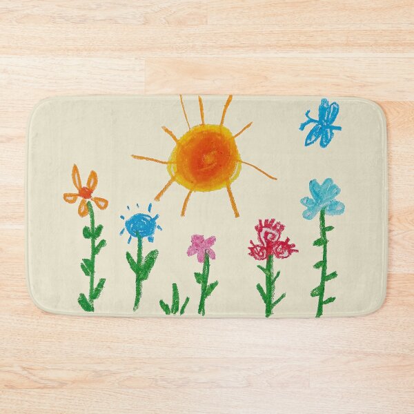 Item preview, Happy Sunny day : Kids Style Oil pastel Hand drawing designed and sold by IWOOJOO.