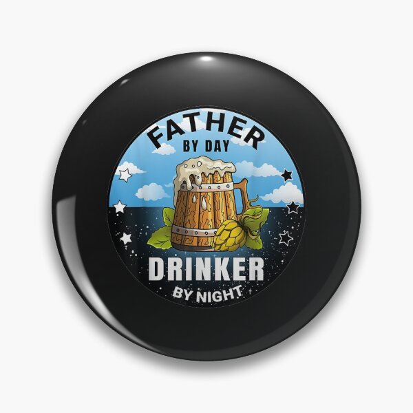 Item preview, Father By Day Drinker By Night Dad Drinking funny TShirt52 designed and sold by tawanama.