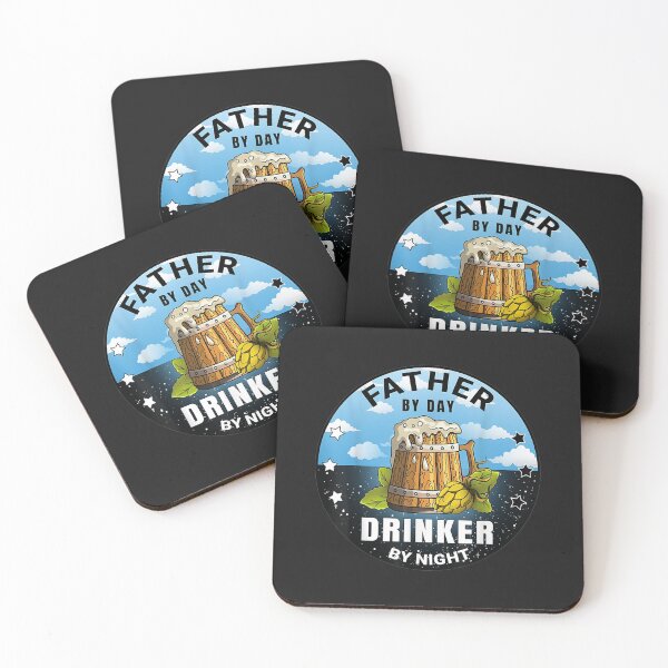 Item preview, Father By Day Drinker By Night Dad Drinking funny TShirt52 designed and sold by tawanama.