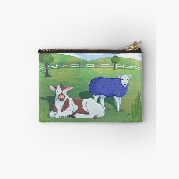 Item preview, Brown Cow Blue Sheep designed and sold by ellemomo-arts.