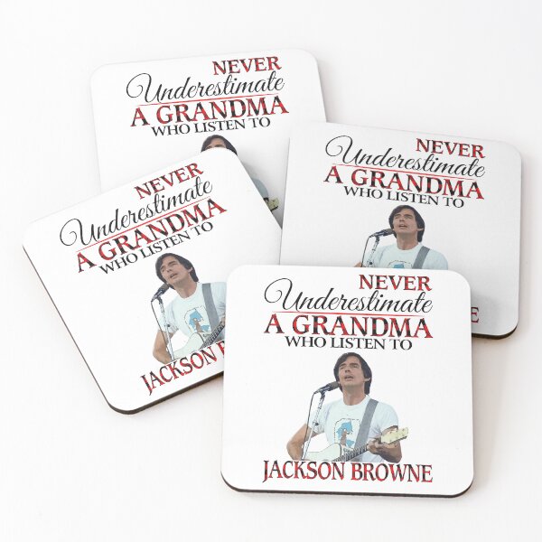 Item preview, Never Underestimate a Grandma who listens to Jackson Rock Browne  designed and sold by ewisozk.
