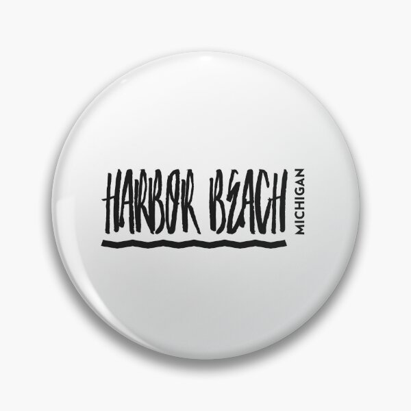 Item preview, Harbor Beach Michigan Artsy Black Design designed and sold by Eleven-K.