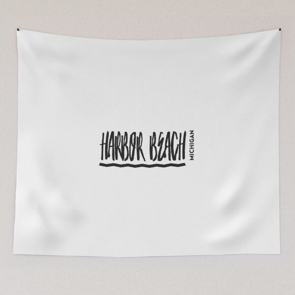 Item preview, Harbor Beach Michigan Artsy Black Design designed and sold by Eleven-K.