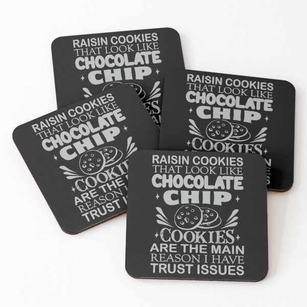 Item preview, Fake chocolate chip cookies lead to trust issues  designed and sold by 1DaisyChainLane.