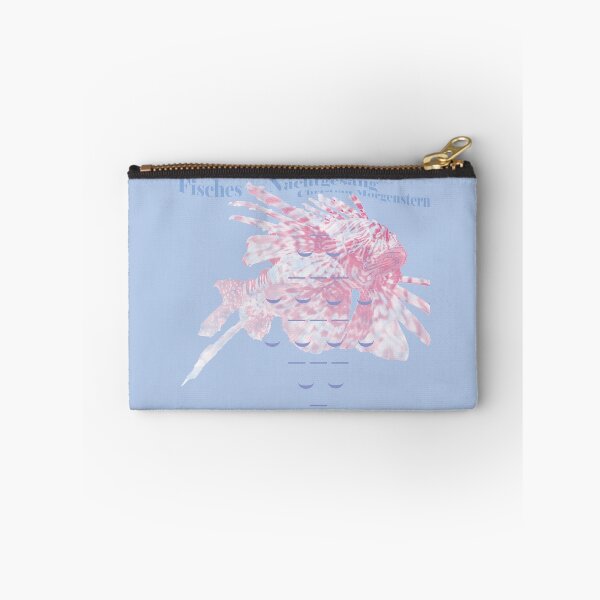 Item preview, Fisches Nachtgesang (Night Song of the Fish) - Children's poem by Christian Morgenstern x Swimming Seafish x Font Play - Nursery Rhyme German Literature Poem designed and sold by sthNnth.