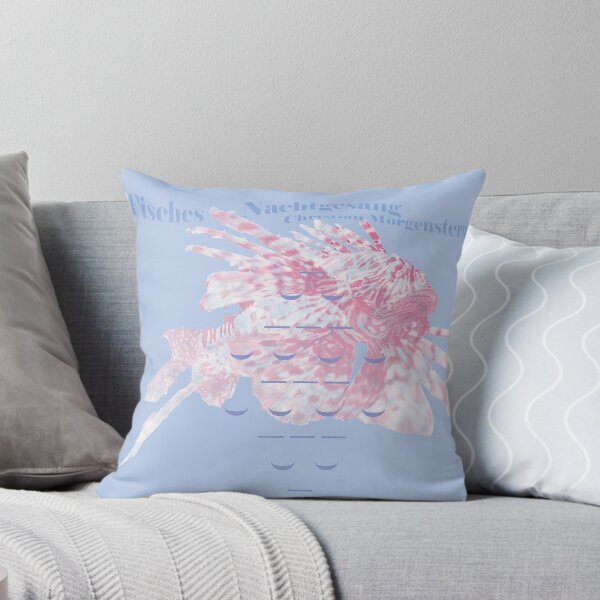 Item preview, Fisches Nachtgesang (Night Song of the Fish) - Children's poem by Christian Morgenstern x Swimming Seafish x Font Play - Nursery Rhyme German Literature Poem designed and sold by sthNnth.