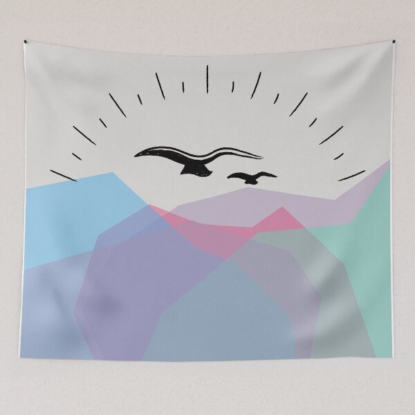 Item preview, Bird Flying Over Mountain Range designed and sold by LifeProApperal.