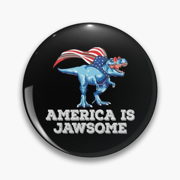 Item preview, America Is Jawsome 4th Of July Dinosaur Patriotic American designed and sold by Dressed For  Duty.