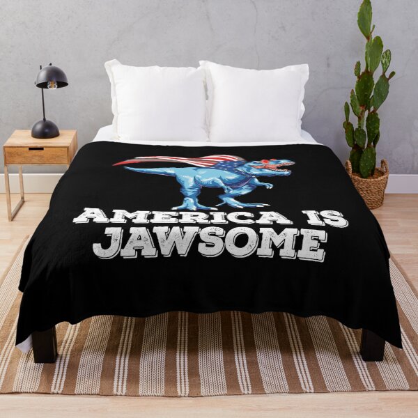 Item preview, America Is Jawsome 4th Of July Dinosaur Patriotic American designed and sold by Dressed For  Duty.