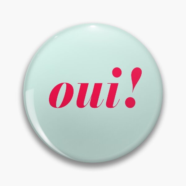 Item preview, Oui! with Light Mint Background designed and sold by cutetype.