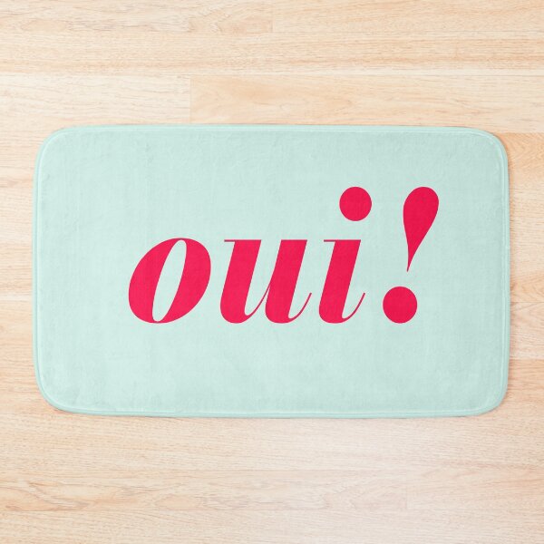 Item preview, Oui! with Light Mint Background designed and sold by cutetype.