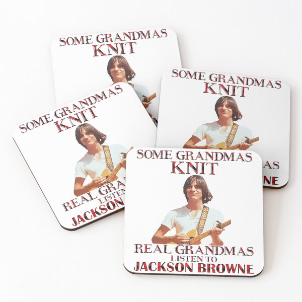 Item preview, Some Grandmas Knit Real Grandmas Listen to Jackson Folk Browne designed and sold by ewisozk.