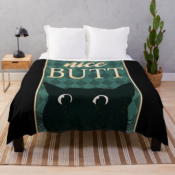 Item preview, Black Cat - Nice Butt Funny designed and sold by Doris Abney.