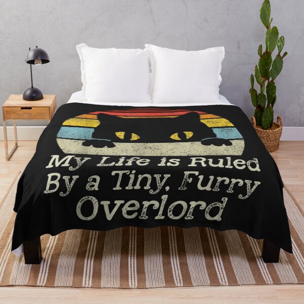 Item preview, Funny Cat My Life is Ruled by a Tiny Furry Overlord Cat TShirt29 designed and sold by tawanama.
