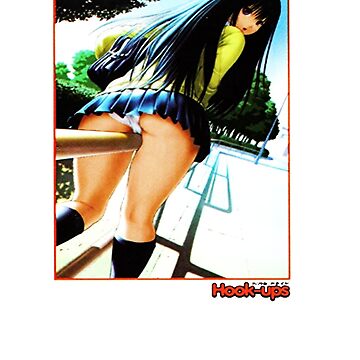 THE SEXY SCHOOLGIRL ANIME VINTAGE JAPANESE SKATEBOARD POLE HOOK UPS   Essential T-Shirt for Sale by CaliforniaCat