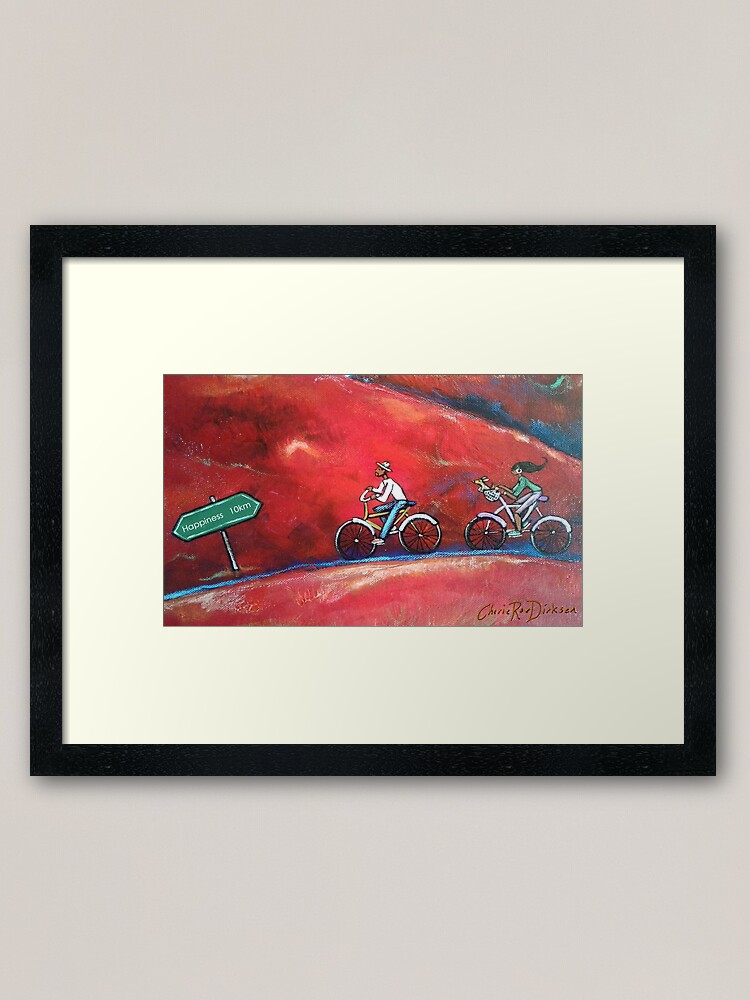 Alternate view of The Road to Happiness Framed Art Print