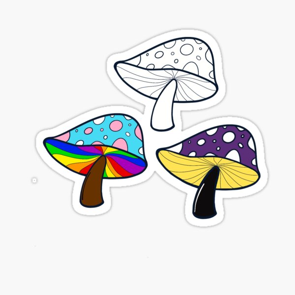 Mushy Nonbinary Pride 3 Pack Sticker