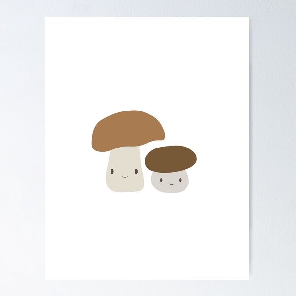 Item preview, Cute Happy Bolete Mushrooms designed and sold by KsbAesthetics.