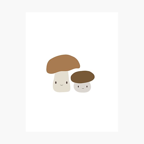 Item preview, Cute Happy Bolete Mushrooms designed and sold by KsbAesthetics.