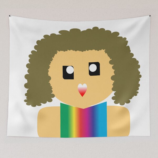 Item preview, CUTE TRANS GIRL WITH PRIDE FLAG SHIRT  designed and sold by RetroPlaceee.