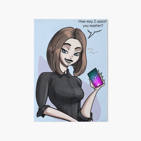 Samsung virtual assistant Sam fanart Art Board Print for Sale by