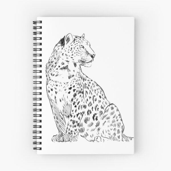 Item preview, Drawing of a leopard designed and sold by Pachionart.