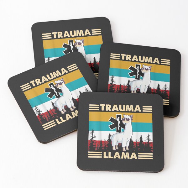 Item preview, Funny Trauma Llama EMT Medic EMS ER Enfermera TShirt16 designed and sold by tawanama.