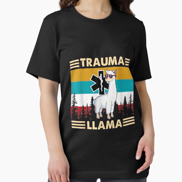 Item preview, Funny Trauma Llama EMT Medic EMS ER Nurse TShirt16 designed and sold by tawanama.