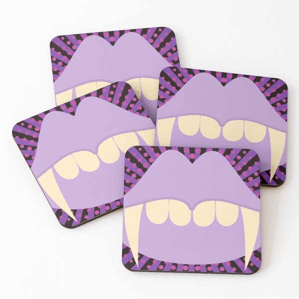 Item preview,  vampire mask,mouth mask, covid mask, corona mask,funny mask,purple mouth, DragCura masks designed and sold by Say-Hello.