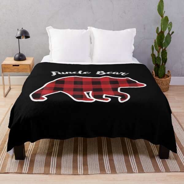 Item preview, FUNCLE BEAR Men Red Plaid Christmas Pajama Family Gift designed and sold by rosemary222112.