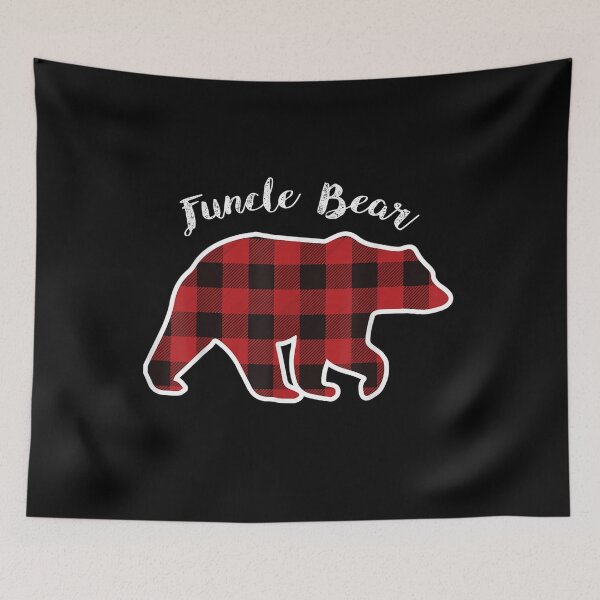 Item preview, FUNCLE BEAR Men Red Plaid Christmas Pajama Family Gift designed and sold by rosemary222112.