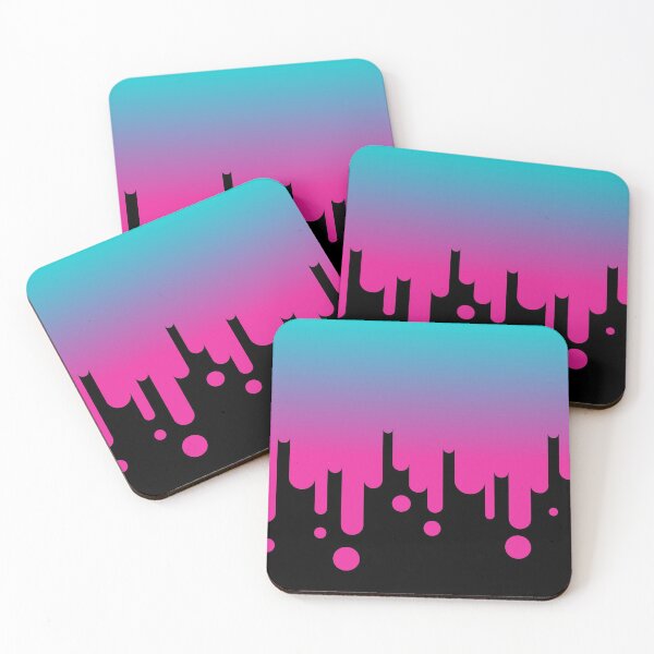 Item preview, Turquoise And Pink Paint Drip designed and sold by LifeProApperal.