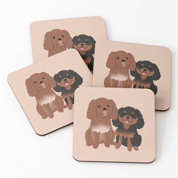 Item preview, Lindo retrato de perro Cavaliers designed and sold by KTJoh.