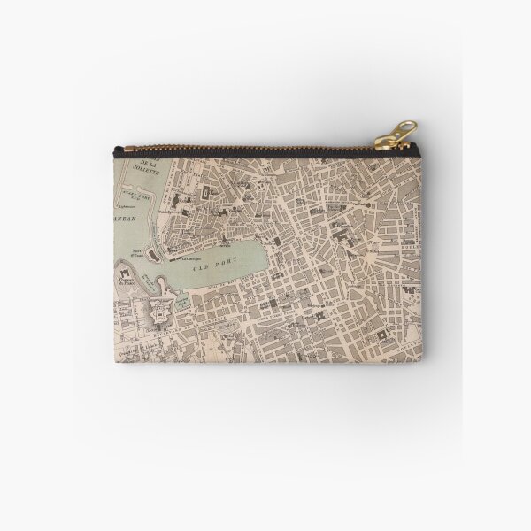 Item preview, Vintage Map of Marseille France (1896) designed and sold by BravuraMedia.