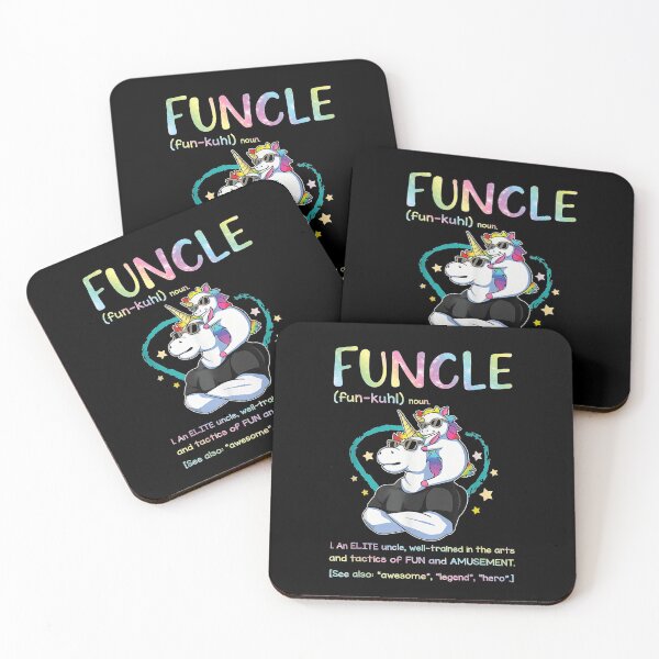 Item preview, Funcle Definition Funny Unicorn Uncle Gift For Uncle designed and sold by rosemary222112.