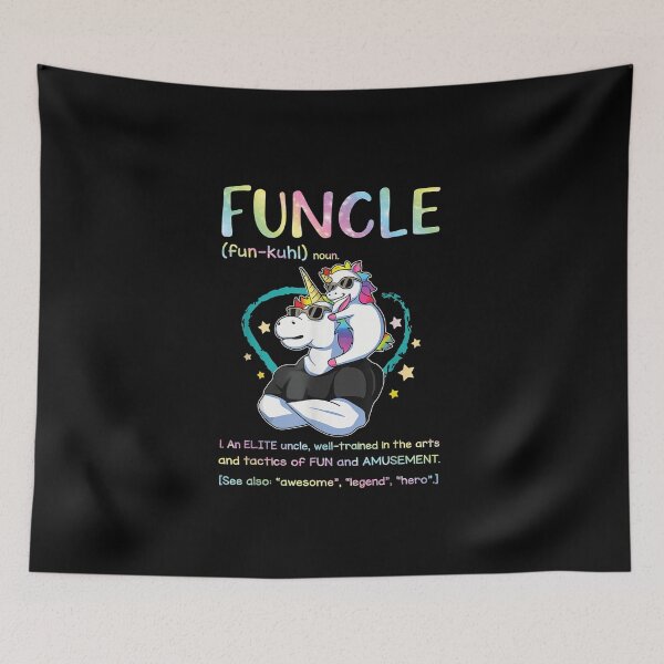 Item preview, Funcle Definition Funny Unicorn Uncle Gift For Uncle designed and sold by rosemary222112.
