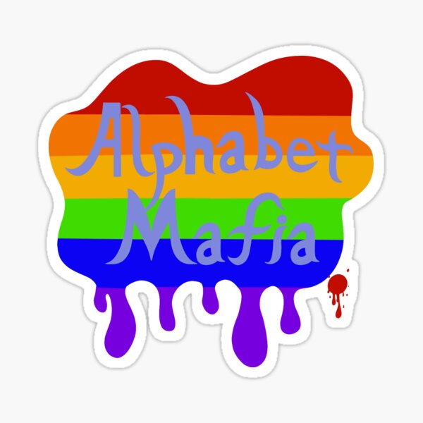 Artikel-Vorschau von Alphabet Mafia (Rainbow Flag), designt und verkauft von TomeOfCartoons.