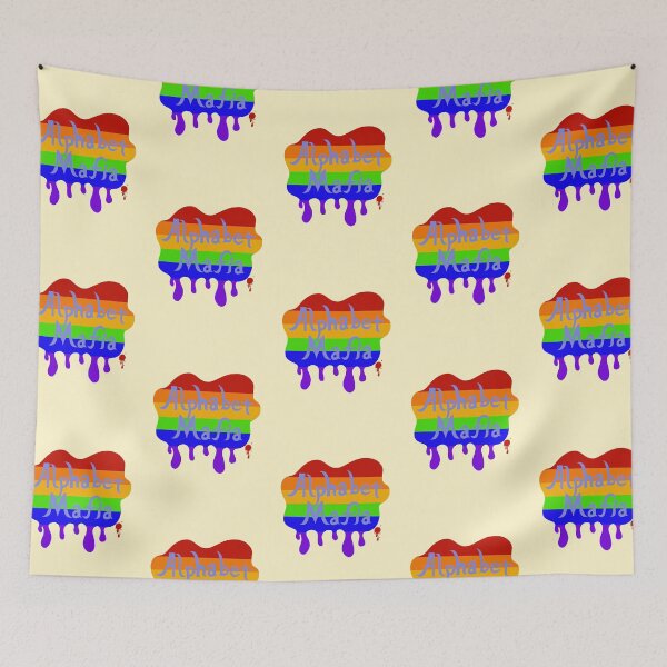 Item preview, Alphabet Mafia (Rainbow Flag) designed and sold by TomeOfCartoons.