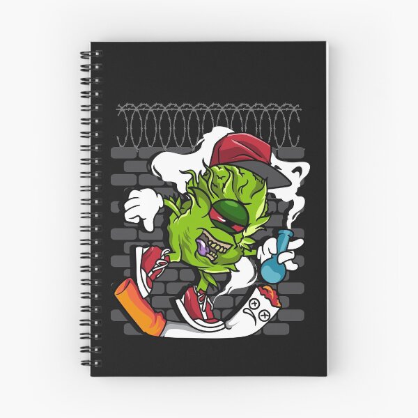 Item preview, Smoking Weed Cannabis Leaf Funny Gift designed and sold by woormle.