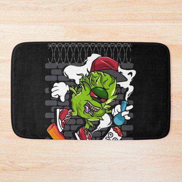 Item preview, Smoking Weed Cannabis Leaf Funny Gift designed and sold by woormle.