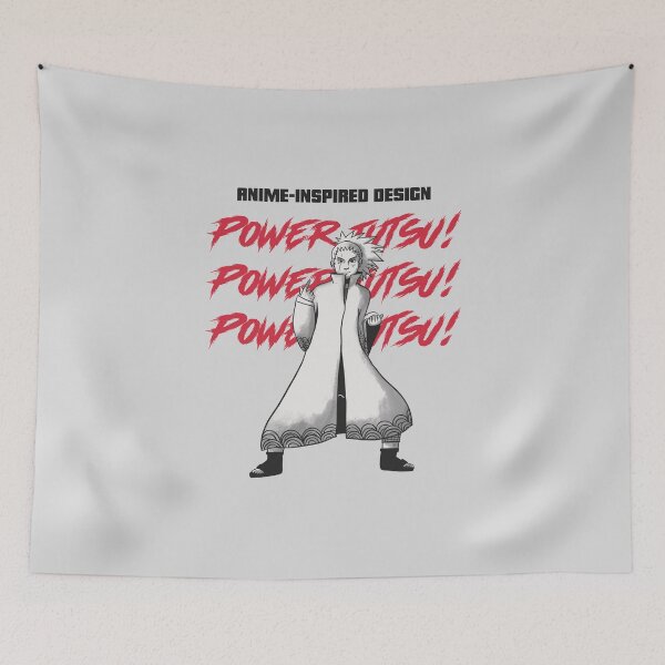 Item preview, ANIME-INSPIRED DESIGN | POWER JUTSU! designed and sold by AladdinMktgs.
