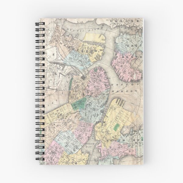 Item preview, Vintage Map of Boston Massachusetts (1896) designed and sold by BravuraMedia.