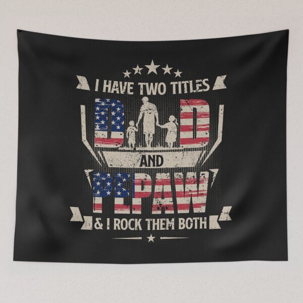 Item preview, I have two titles Dad  Pepaw and I rock them both Long Sleeve TShirt45 designed and sold by tawanama.
